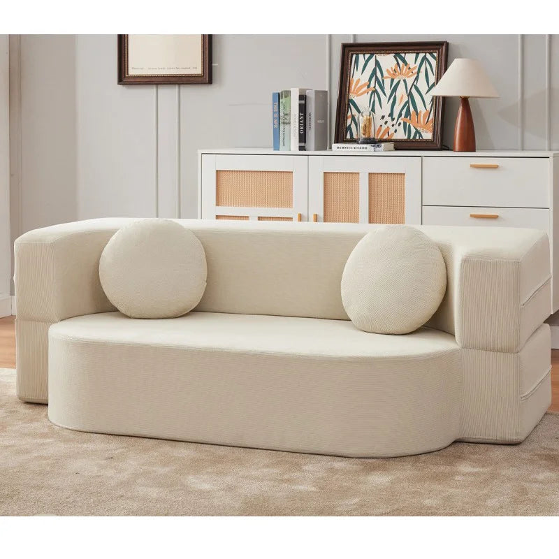 Living Room Sofa Bed Memory Foam Modular Couch Space Saving