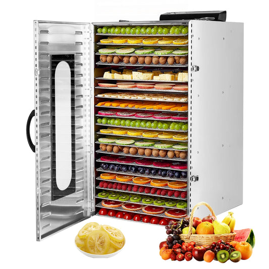 SHICUO 20 Trays Commercial Food Dehydrator 110V 1500W