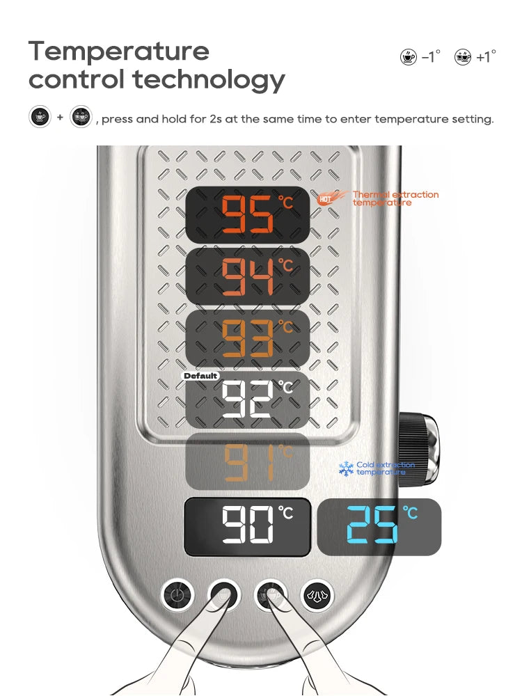 HiBREW H10B 20Bar Semi Automatic Espresso Machine Temperature Control