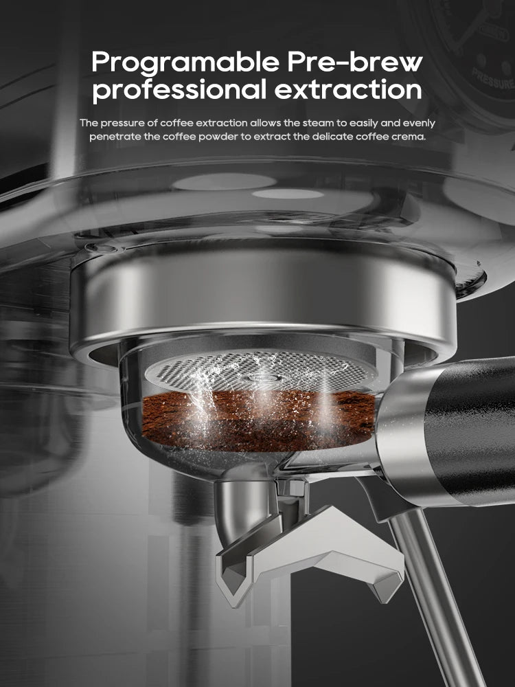 HiBREW H10B 20Bar Semi Automatic Espresso Machine Temperature Control