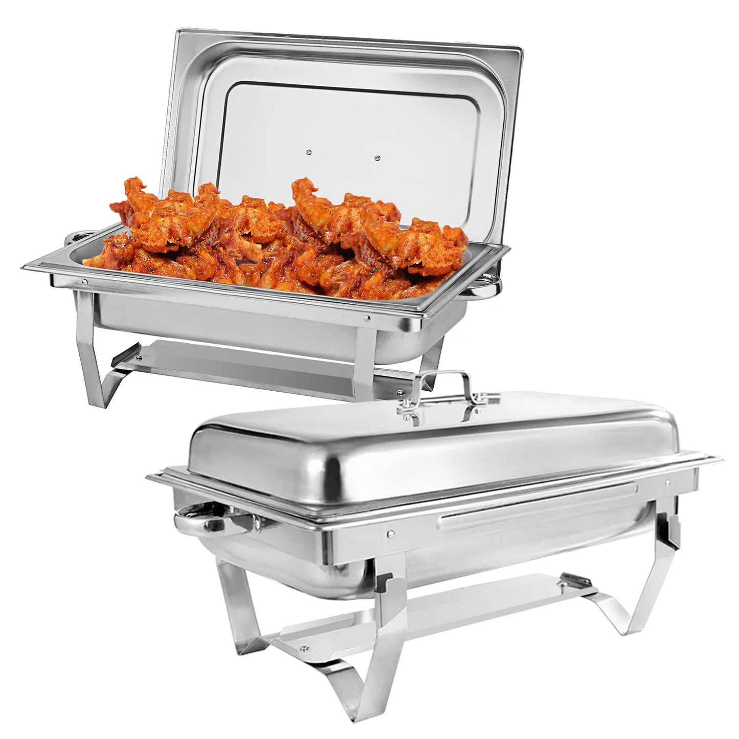 Chafing Dish Buffet Server Stainless Steel Rectangular