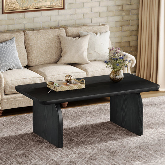 Tribesigns Farmhouse Coffee Table Center Table With Sturdy Base