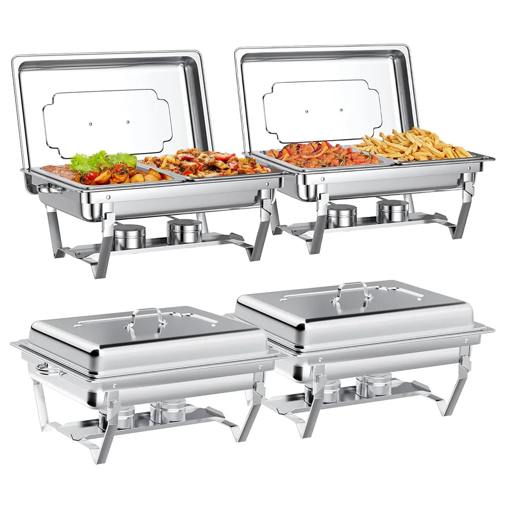 Chafing Dish Buffet Server Stainless Steel Rectangular