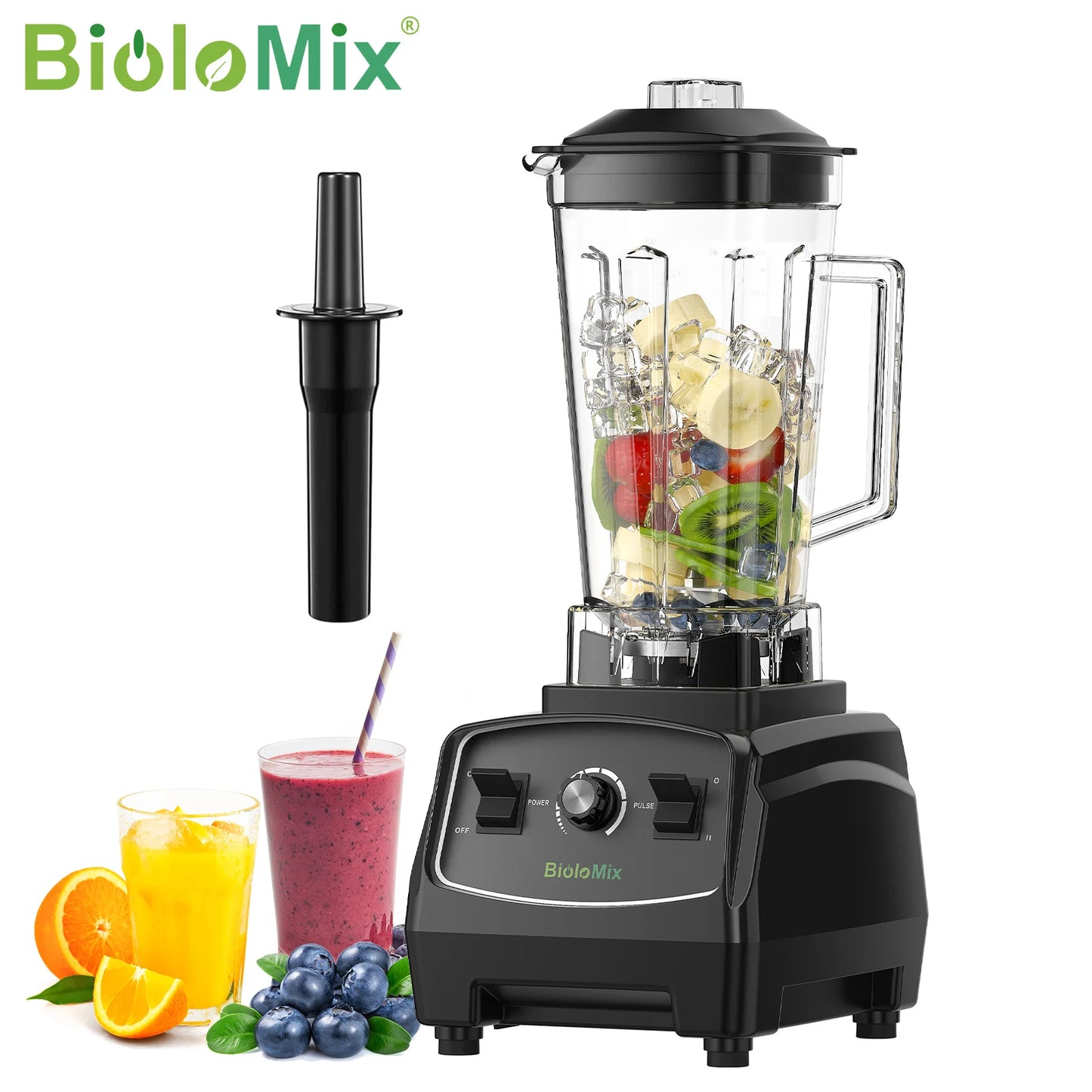 Biolomix 3HP 2200W Heavy Duty Commercial Blender Juicer