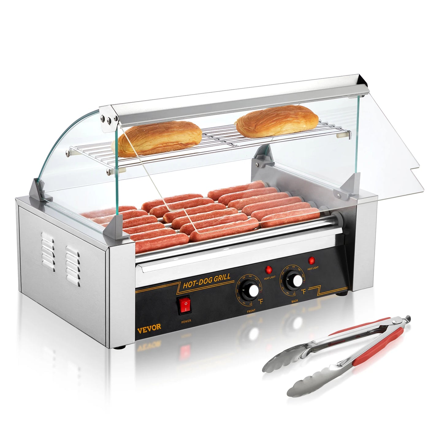 SucceBuy Commercial Hot Dog Roller Sausage Maker Grill
