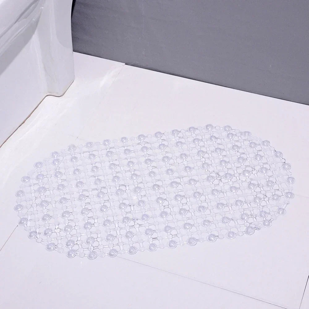 PVC Anti-Skid Bath Mat With Suction Cup Non-Slip Shower Mat