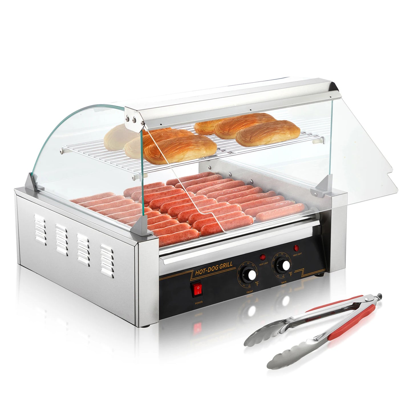 SucceBuy Commercial Hot Dog Roller Sausage Maker Grill