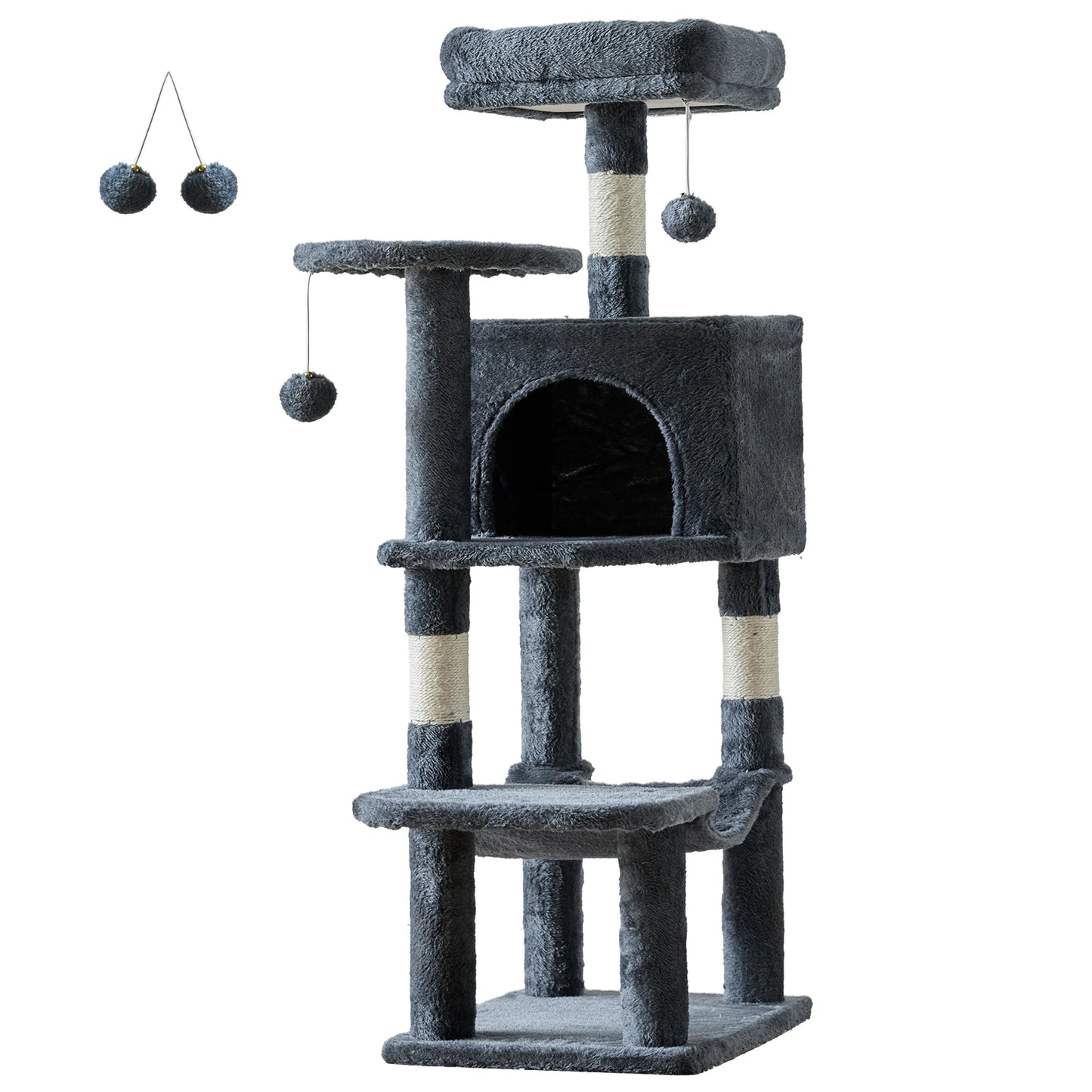JHK Cat Tree Multi Level Tower For Indoor Cats Playtime