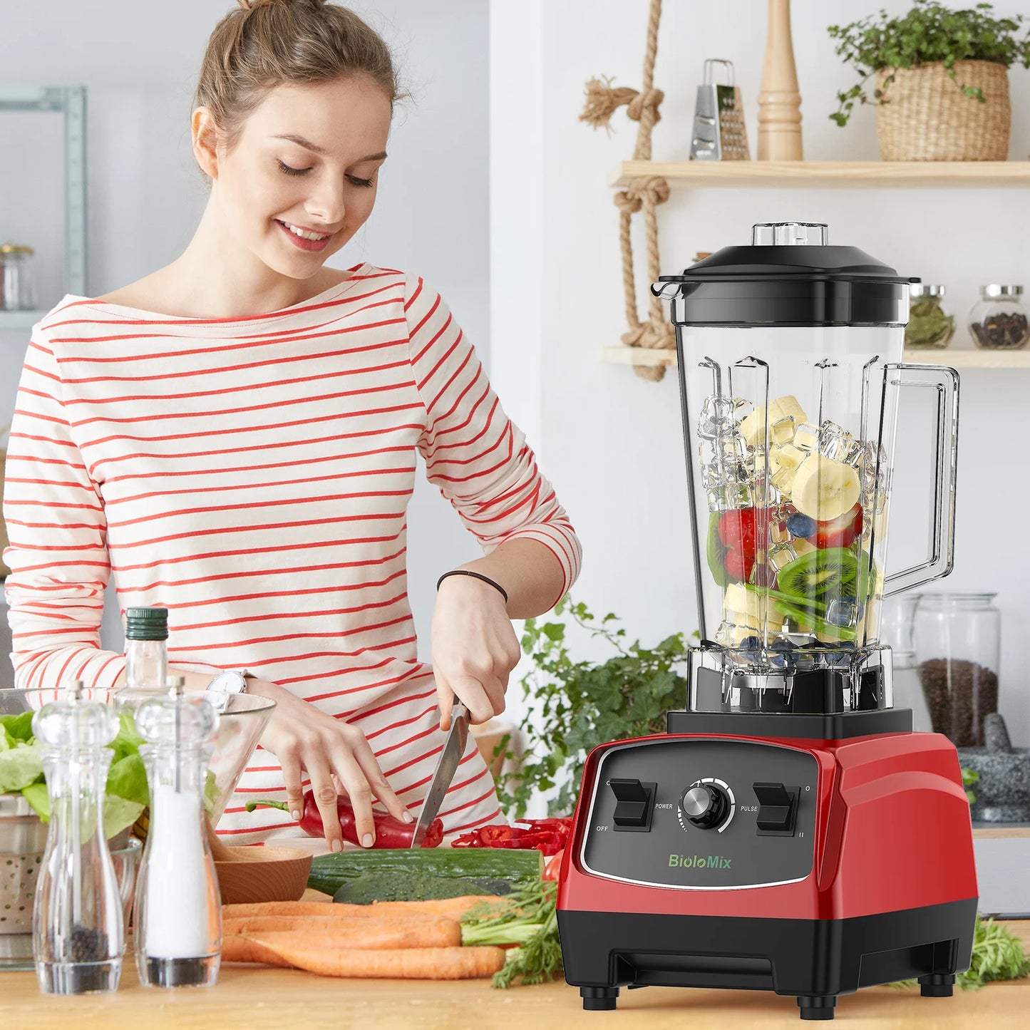 Biolomix 3HP 2200W Heavy Duty Commercial Blender Juicer
