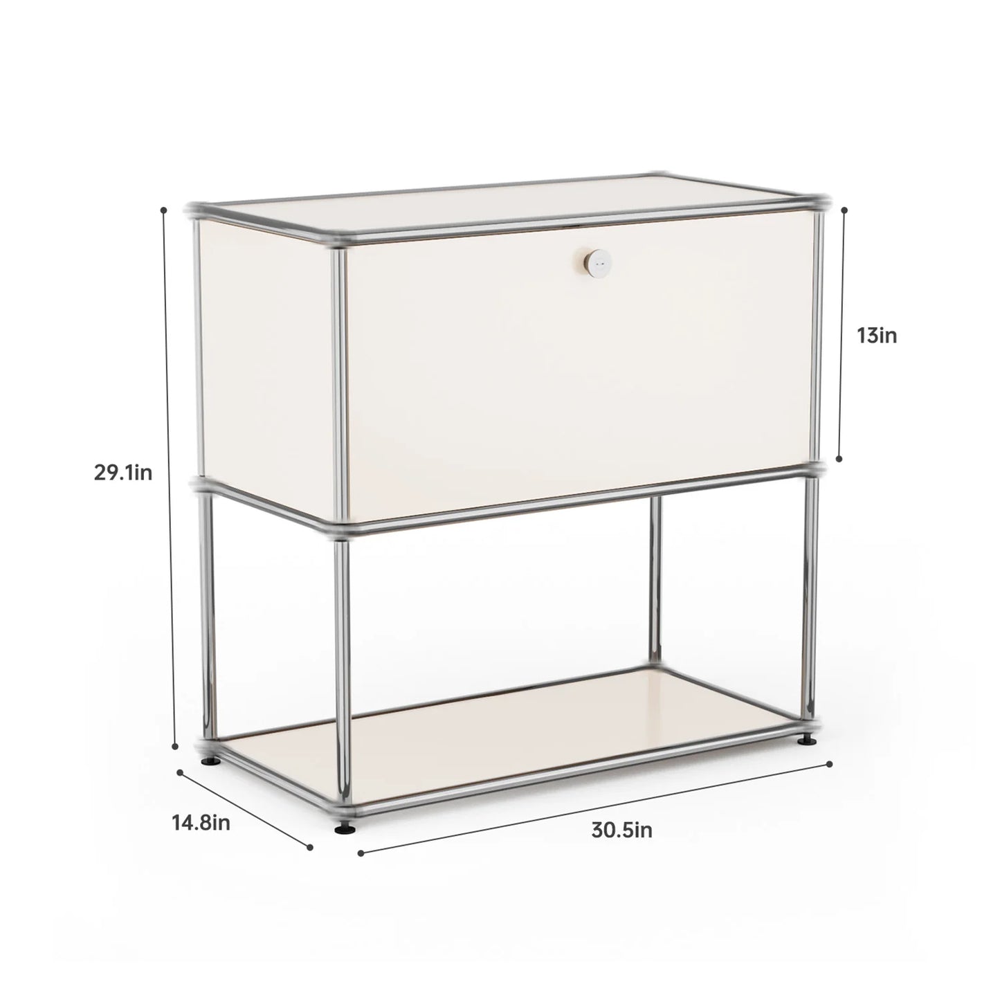 Stainless Steel Storage Cabinet Metal Organizer TV Stand For Living Room
