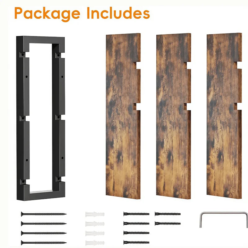 Floating Shelf Wall Mounted Adjustable Storage Shelves For Bathroom Kitchen