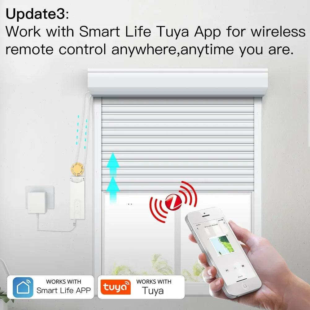 MOES ZigBee Smart DIY Motorized Roller Blinds Drive Motor Hub