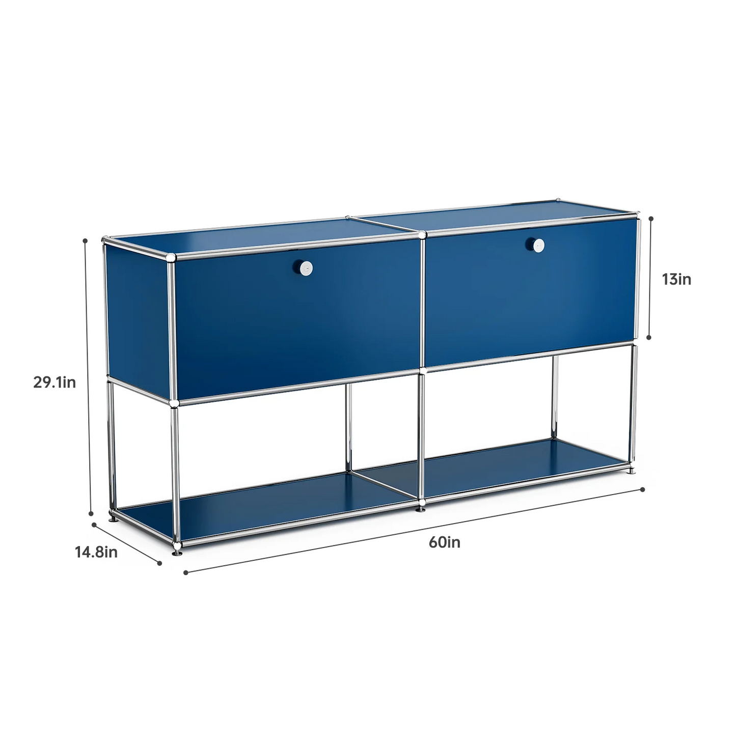 Stainless Steel Storage Cabinet Metal Organizer TV Stand For Living Room
