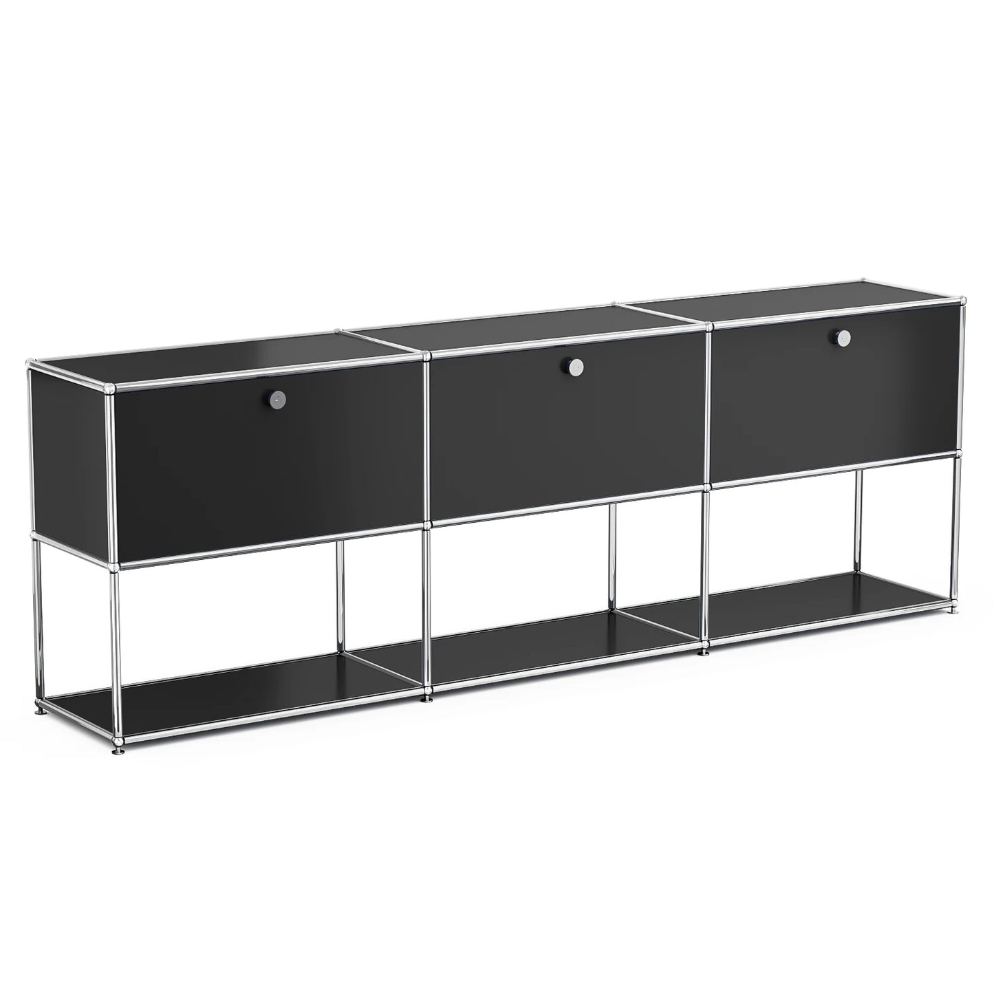 Furgle Modular Sideboard Storage Cabinet Metal Frame Entryway Console