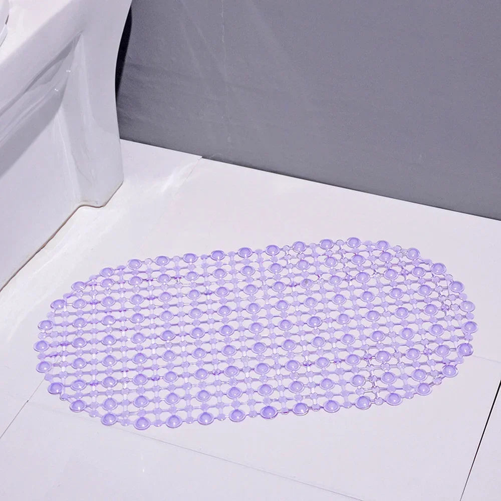 PVC Anti-Skid Bath Mat With Suction Cup Non-Slip Shower Mat