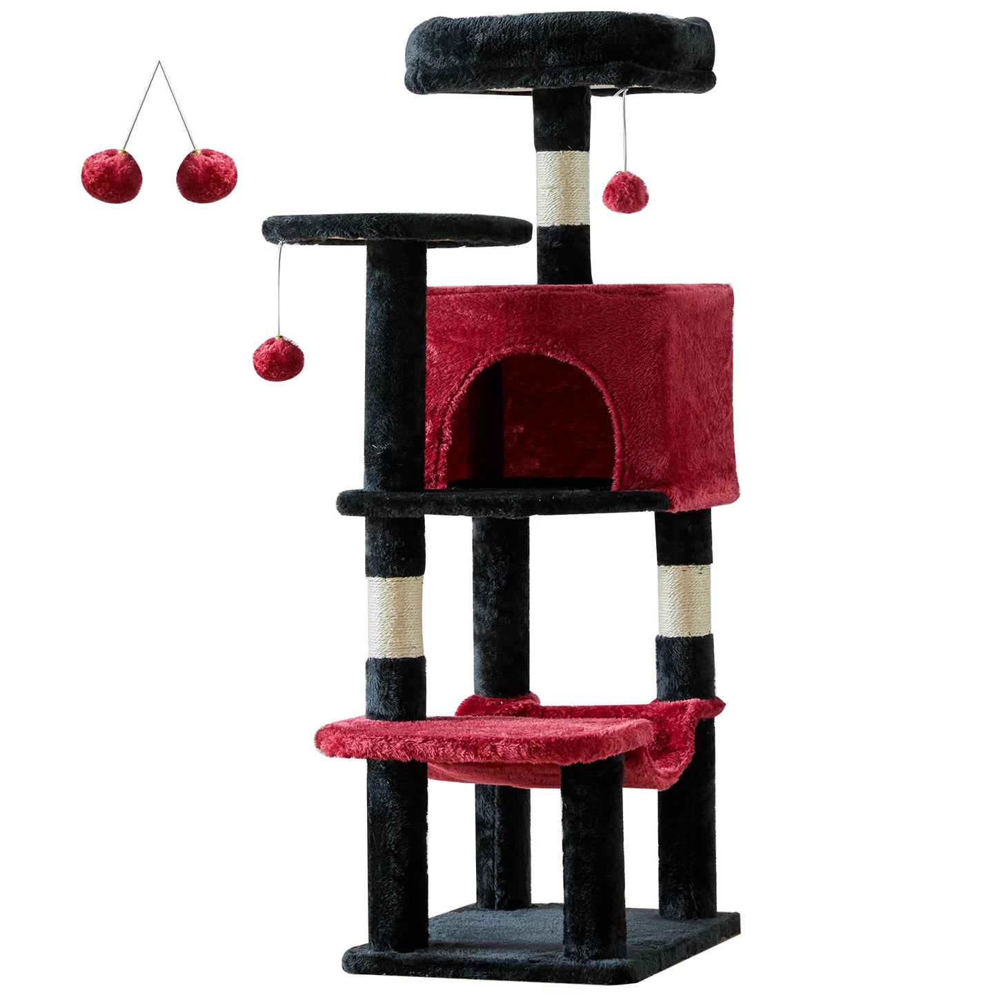 JHK Cat Tree Multi Level Tower For Indoor Cats Playtime