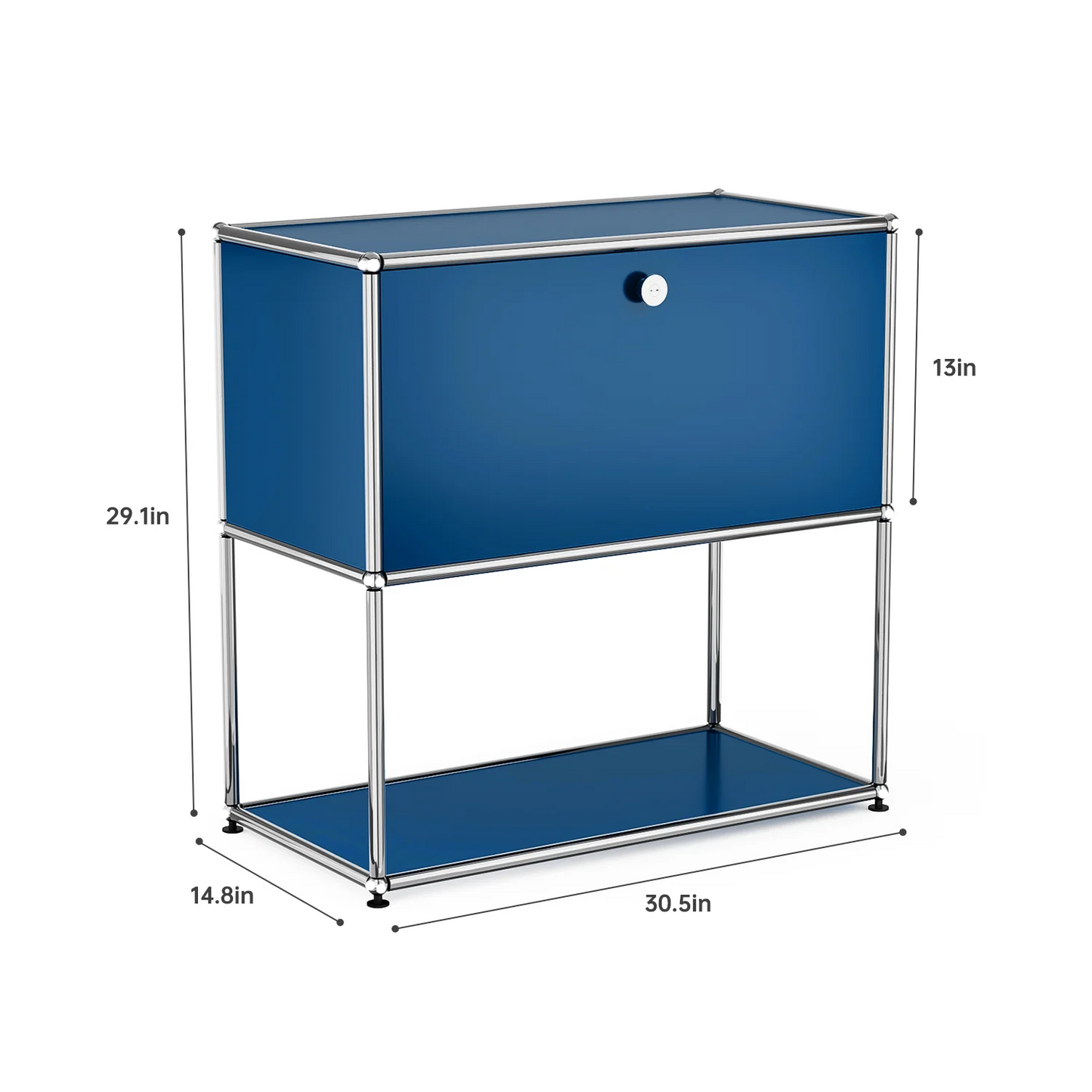 Stainless Steel Storage Cabinet Metal Organizer TV Stand For Living Room