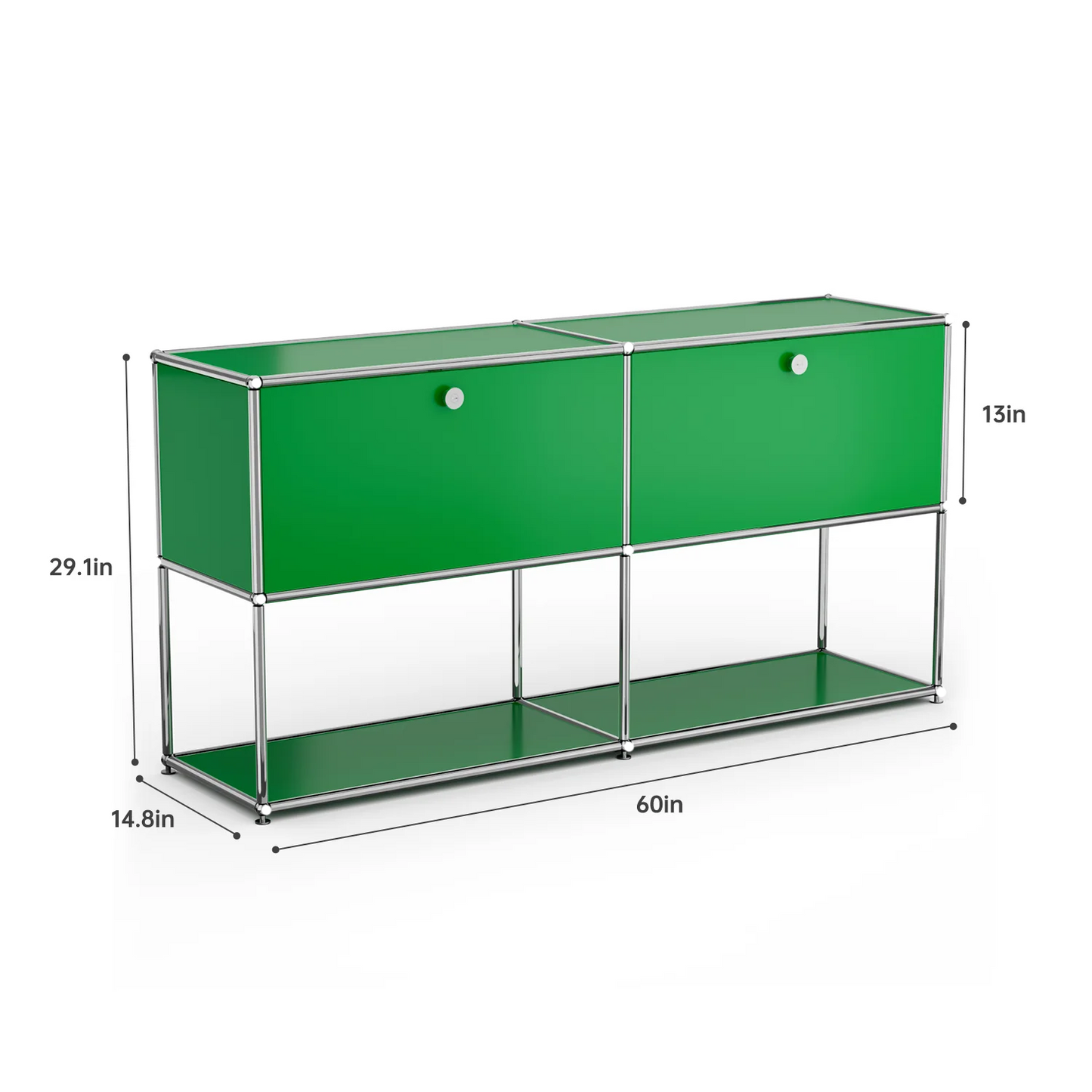 Stainless Steel Storage Cabinet Metal Organizer TV Stand For Living Room