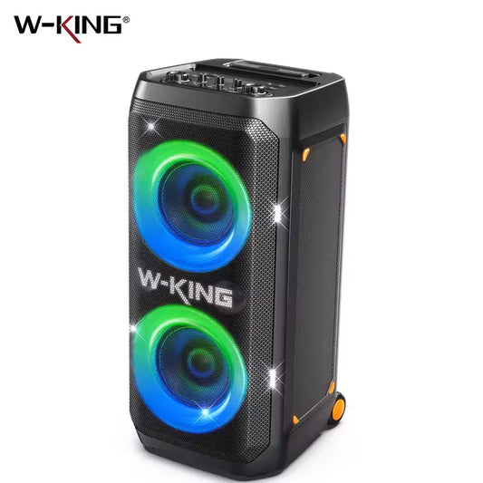 W-King T12 Portable Bluetooth Speaker With 370W Pro Sound Light Show