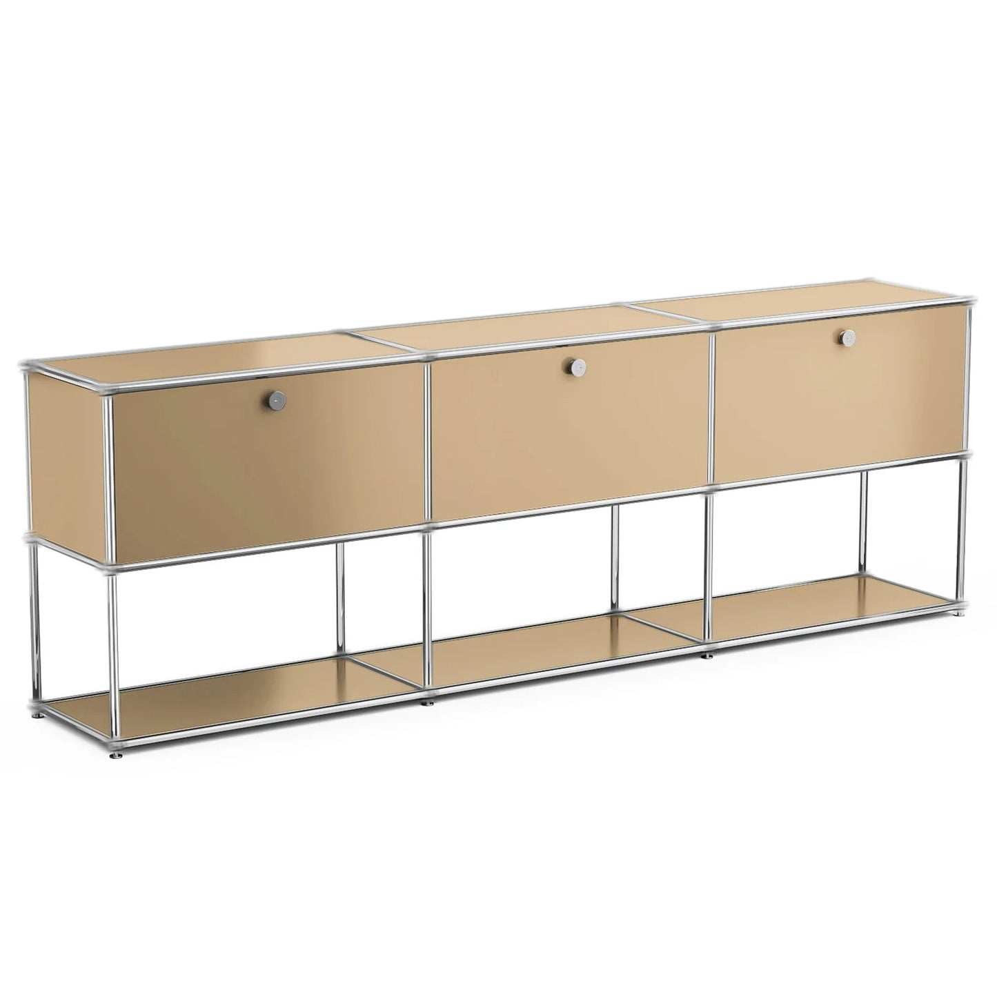 Stainless Steel Storage Cabinet Metal Organizer TV Stand For Living Room