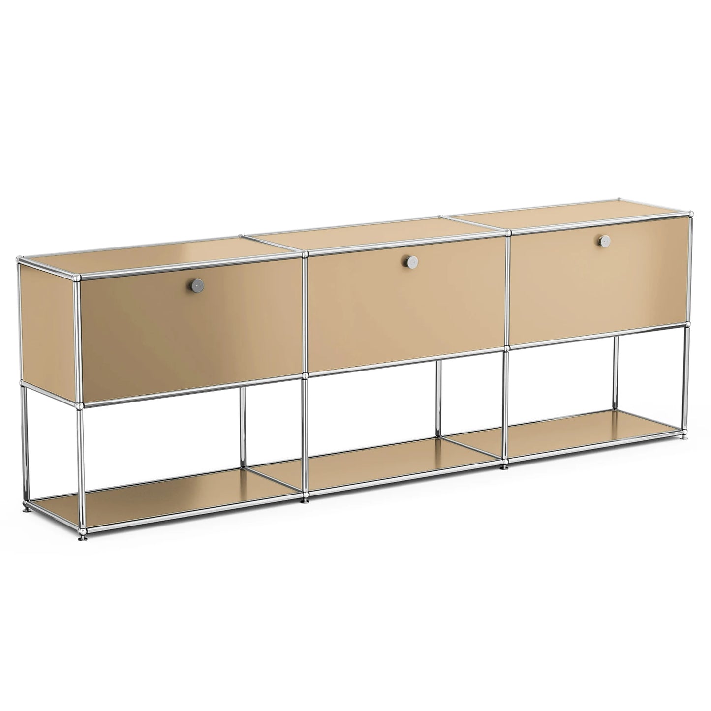 Furgle Modular Sideboard Storage Cabinet Metal Frame Entryway Console