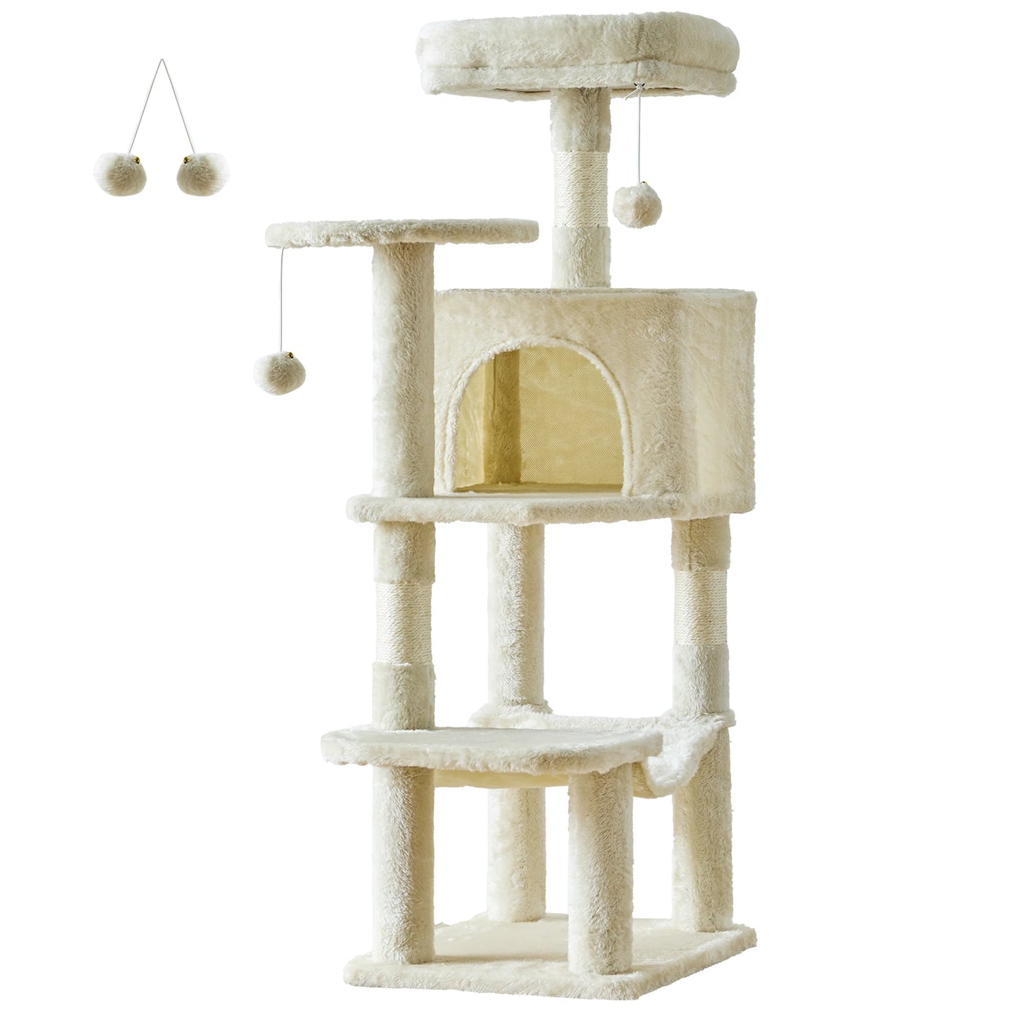 JHK Cat Tree Multi Level Tower For Indoor Cats Playtime