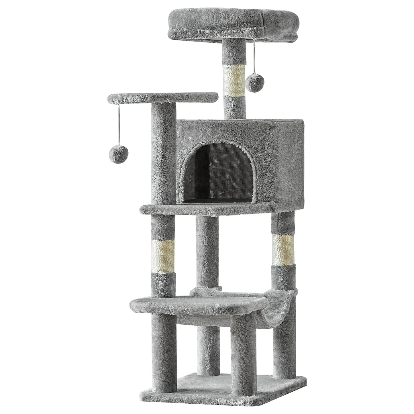 JHK Cat Tree Multi Level Tower For Indoor Cats Playtime