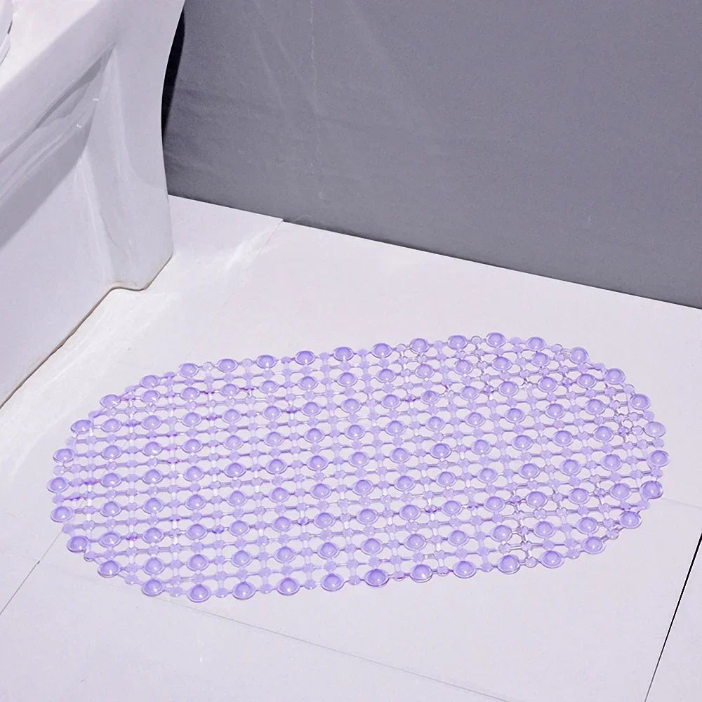 PVC Anti-Skid Bath Mat With Suction Cup Non-Slip Shower Mat