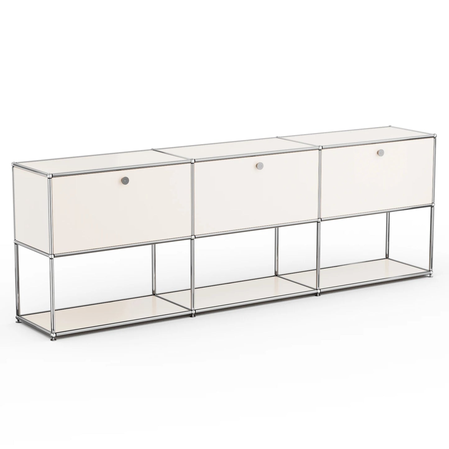 Furgle Modular Sideboard Storage Cabinet Metal Frame Entryway Console